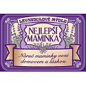 Albi Relax Lavender soap in a can with the text Best Mom 8 x 5.4 cm