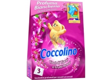 Coccolino Fiori di Tiaré and Frutti Rossi fragrant laundry bags 3 pieces