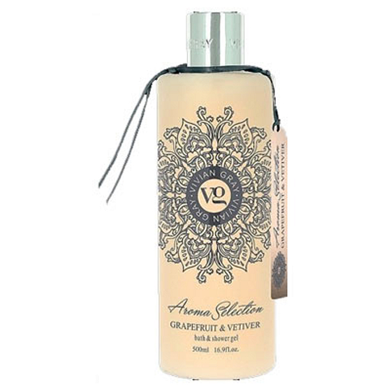 Vivian Gray Aroma Selection Grapefruit & Vetiver 2in1 Luxury shower gel and bath foam 500 ml