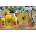 Lima Citronela mosquito repellent candle scented garden plate 410 g 1 piece