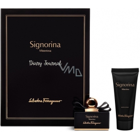 Salvatore Ferragamo Signorina Misteriosa perfumed water for women 50 ml + body lotion 100 ml, gift set