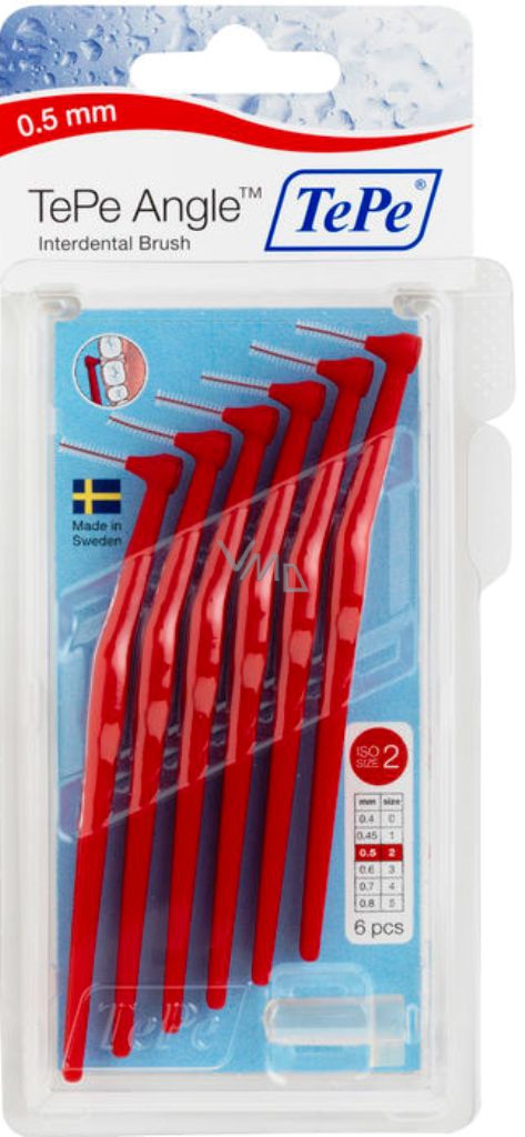 tepe angle interdental brush red