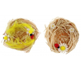 Natural straw nests 7 cm 2 pieces