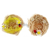 Natural straw nests 7 cm 2 pieces