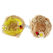 Natural bast nests 7 cm 2 pieces