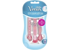Gillette Venus Treasures Design Edition Pink pink razor for women 3 pieces