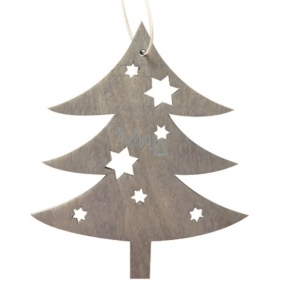 Wooden gray tree for hanging 10 cm