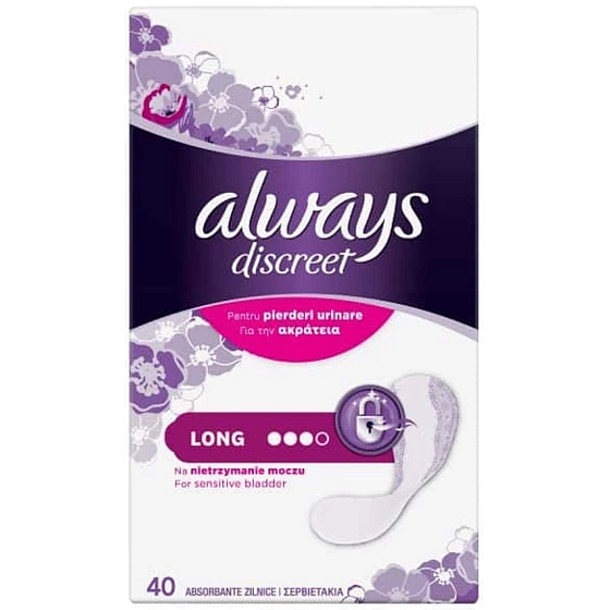 Always Discreet Long 40 incontinence briefs