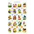 Arch Easter water decals for eggs with glitter lamb 32 pictures 15 x 11 cm