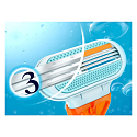 Gillette Venus Riviera ready razor 3 blades, 2 pieces for women
