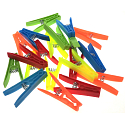 Plastic Nova Clothes pegs large 20 pieces