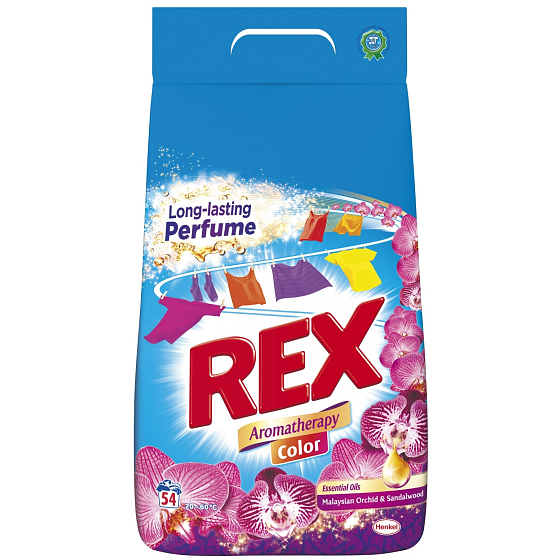 Rex Malaysan Orchid & Sandalwood Aromatherapy Color washing powder colored laundry 54 doses 3.51 kg