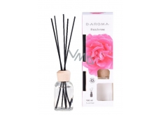 D-Aroma- French Rose - Rose aroma diffuser with sticks for gradual release of fragrance 100 ml