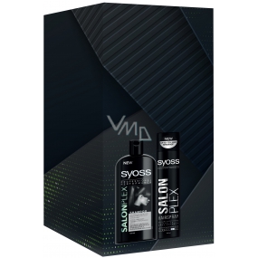 Syoss Salon Plex hair shampoo 500 ml + hairspray 300 ml, cosmetic set