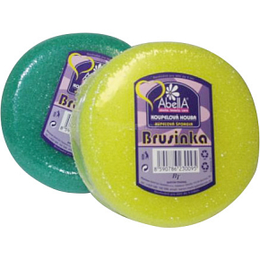 AbellA Cranberry Bath Sponge, diameter 11.5 cm