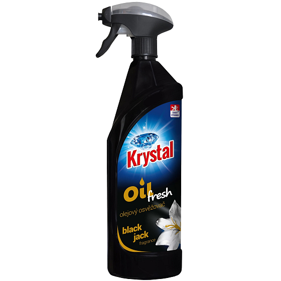 Crystal Black Jack Oil Freshener for Scenting Toilets, Bathrooms, and Public Spaces Spray with Original Black Fragrance 750 ml