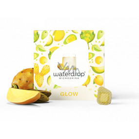 Waterdrop GLOW - let the sun, mango, artichoke, prickly pear microdrink refreshing 12 capsules into your life