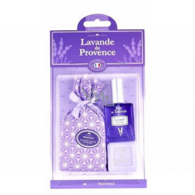 Esprit Provence Lavender scented bag 5 g + eau de toilette for women 12 ml + toilet soap 25 g, gift set