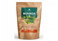 Allnature Moringa powder RAW superfood, which is one of the largest sources of protein supplement 200 g