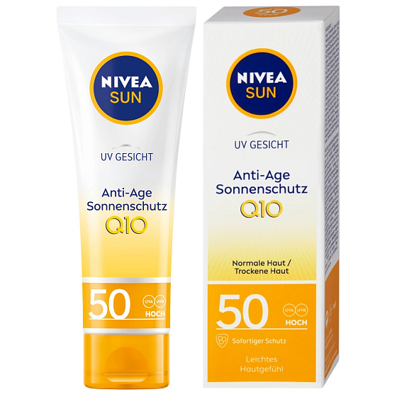 Nivea Sun Q10 Anti-age OF 50 Anti-Wrinkle Sun Cream 50 ml