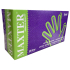 Maxter Hygienic Disposable Latex Hypoallergenic Powdered Gloves, Size S, Box of 100 Pieces