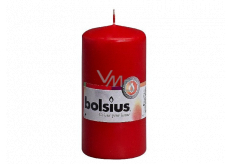 Bolsius Svíčka červená válec 60 x 120 mm