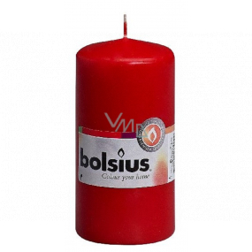 Bolsius Candle red cylinder 60 x 120 mm