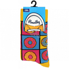 Albi Colored socks universal size Donut pattern 1 pair