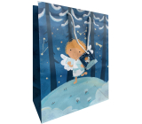 Nekupto Gift paper bag 32,5 x 26 x 13 cm Christmas angel with letter