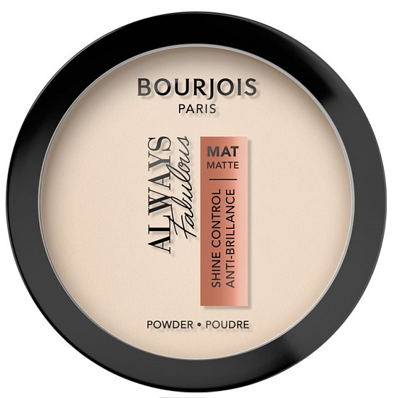 Bourjois Always Fabulous Compact Mattifying Powder 50 Porcelain 10 g