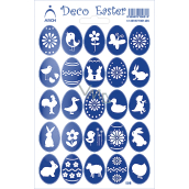 Arch Easter Decorative Stickers Holographic Eggs Blue 12 x 18 cm