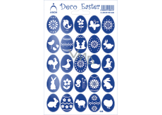 Arch Easter Decorative Stickers Holographic Eggs Blue 12 x 18 cm