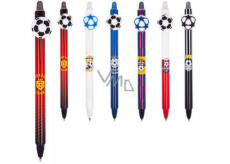 Colorino Rubber pen Football red, blue refill 0,5 mm