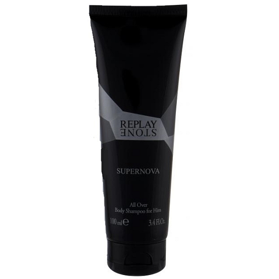 Replay Stone Supernova shower gel for men 100 ml
