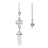 Crystal Merkaba + pendulum, natural stone pendant 71 x 8 x 8 mm