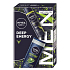 Nivea Men Deep Sport shower gel 250 ml + Nivea Men Energy antiperspirant spray 150 ml, cosmetic set for men