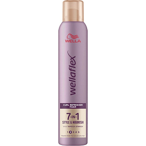 Wellaflex Style & Nourish 7v1 Mousse Hair Spray, Fixation 2, 200 ml