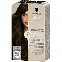 Schwarzkopf Creme Supreme hair color 4-0 natural brown 60 ml