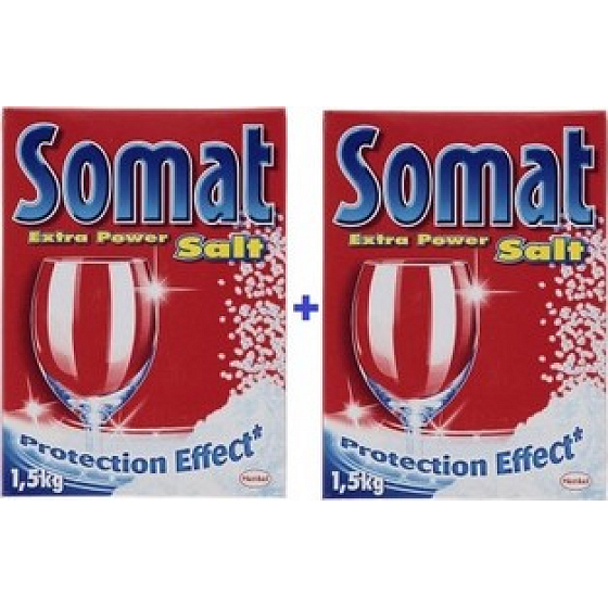 Somat dishwasher salt with protective effect of 2 x 1.5 kg