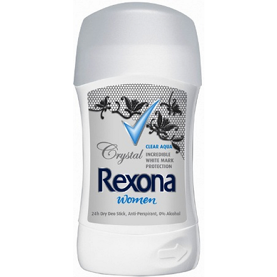 Rexona Crystal Clear Aqua antiperspirant deodorant stick for women 40 ml