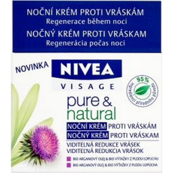 Nivea Visage Pure & Natural Wrinkle Night Cream 50 ml