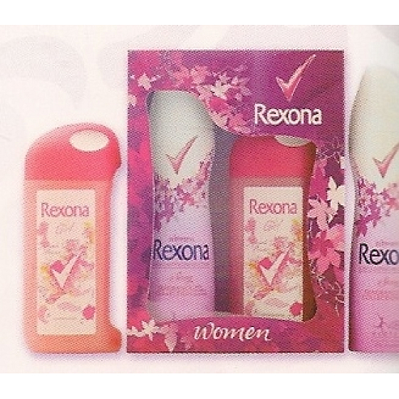 Rexona Sexy antiperspirant spray 150 ml + shower gel 250 ml, cosmetic set for women