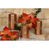Lima Stars candle copper cylinder 60 x 120 mm 1 piece