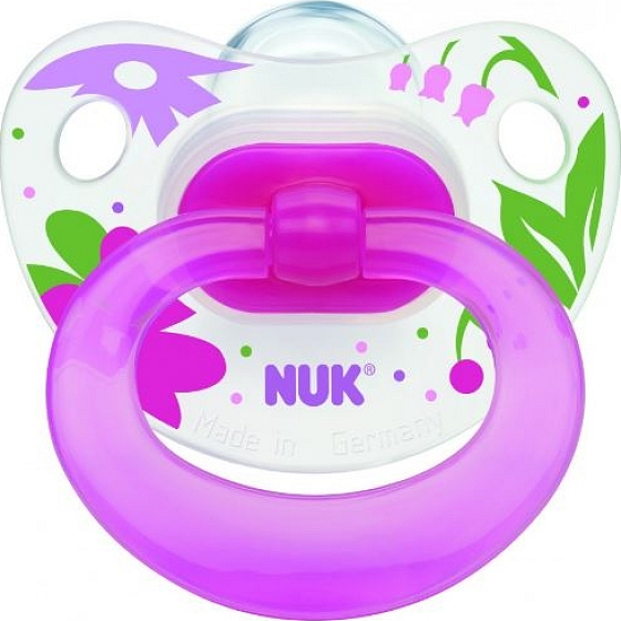 Nuk Classic Happy Days Orthodontic Silicone Soother 0-6 months 1 piece