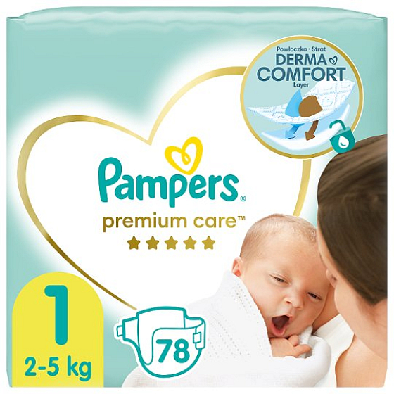 Pampers Premium Care 1 Newborn 2-5 kg diaper pants 78 pieces