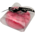 Fragrant Finds Massage Sponge Soap Glycerin Soap with a Sponge Filled with the Scent of Fresh Raspberry Perfume in Burgundy Color 200 g