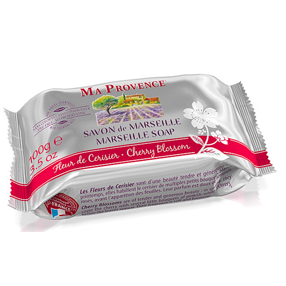 Ma Provence Bio Cherry blossoms real Marseille toilet soap 100 g