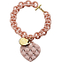 Oops! Objects Matelassé Crystal Bracelet bracelet OPSBR-232 old pink