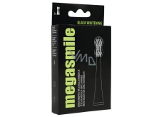 MegaSmile Sonic Black Whitening náhradní hlavice do sonického kartáčku 2 kusy, duopack