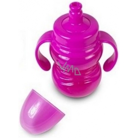 First Steps Sipper Cup 12+ bottle with suction cup and two handles for children pink 300 ml